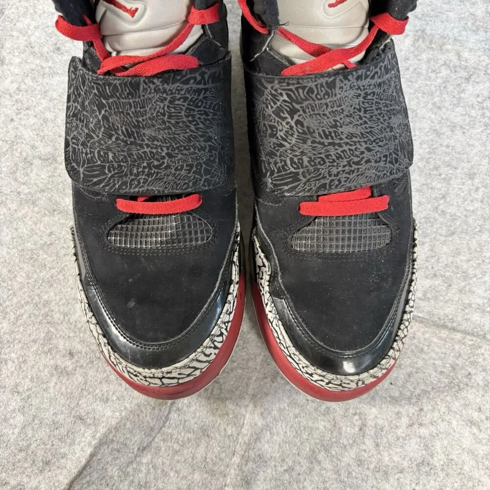 512245-001 - Mens 14 - Nike Air Jordan Son of Mars Black Cement Red White 2012